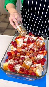 248K views · 1.7K reactions | Easy Holiday Breakfast Rachel makes a delicious and festive bread pudding for brunch | Family Style Cooking | Facebook