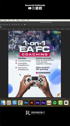 EA FC Flyer Design Tutorial | Complete Breakdown