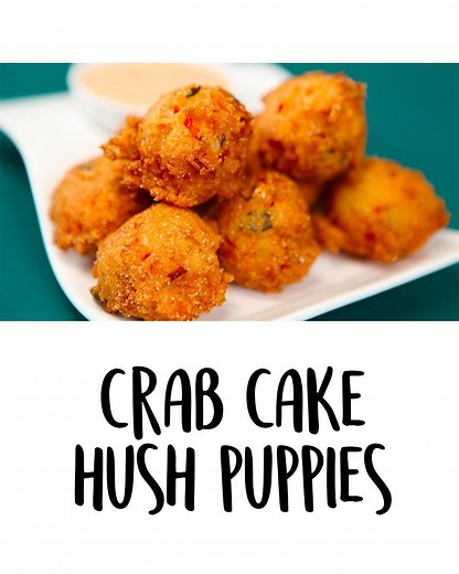 963K views · 50 reactions | Crab Cake Hush Puppies: The best deep-fried app you've had in a while. Get the recipe: https://trib.al/fECZ3in | Well Done by MyRecipes | Facebook