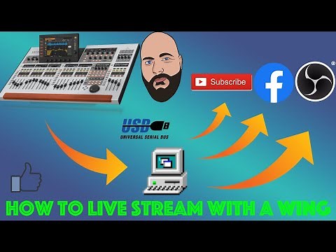 Quick WING Tips - How to Setup your Behringer WING for Broadcast / Live Stream With OBS and Facebook