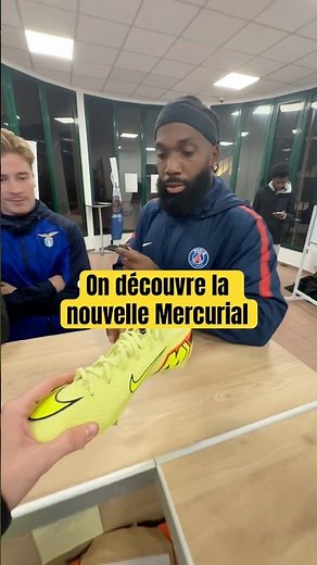 We take out the latest Mercurial in training and show it to the players