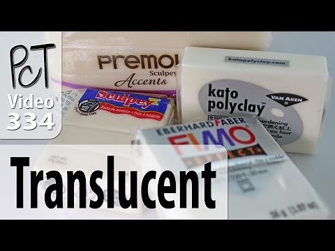 Translucent Polymer Clay - Premo, Kato, Fimo, Sculpey III