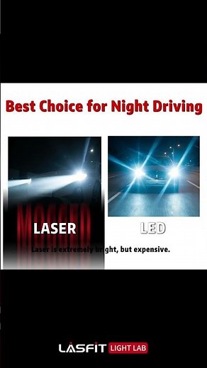 Best Headlights for Night Driving? LED vs Halogen vs HID vs Laser 👀