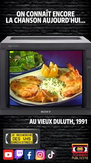 Vieille Pub Québec - Au Vieux Duluth #pub #québec #canada #commercial #publicité #retro #90s #1991 #johnnypublicité #johnnypublicite