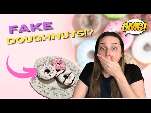 DIY FAUX DOUGHNUTS - Making realistic fake doughnuts for props & display!