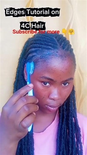 Edges Tutorial on 4C Hair #edges #how#howto#tutorial #hair