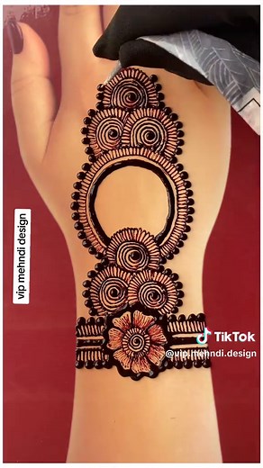 Easy Arabic Mehndi Design Trick