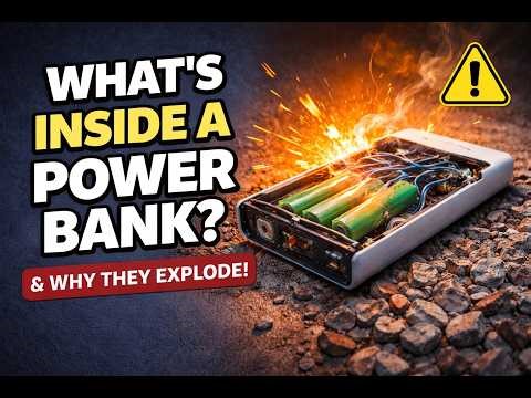 🔋 What’s Inside a Power Bank? (And Why They Explode)
