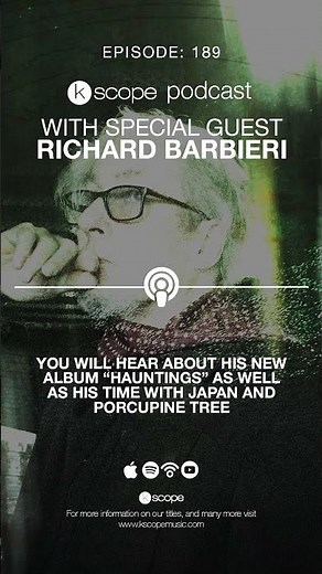 KSCOPE PODCAST EPISODE - 189 - RICHARD BARBIERI