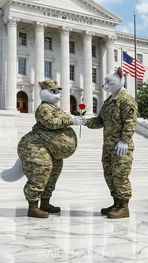 260K views · 5.2K reactions |  Bullied Fat Army Cat Transformed And Shocked Everyone  #cat #kitten | Ai Byte Studio | Facebook