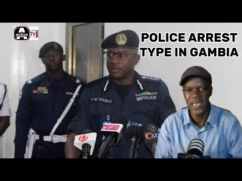 The Gambia POLICE ARREST Type - Other From The TOP - IGP Touray's Police Press Briefing