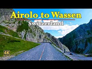 Gotthard Pass Crossing | Tremola Road's Dramatic Mountain Journey In 4K | ASMR & POV