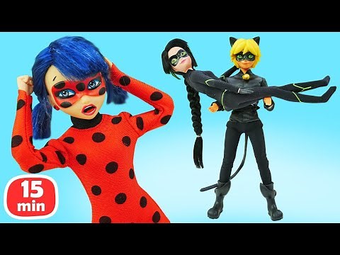 Spannende Kompilation mit Ladybug und Barbie! Puppenabenteuer auf dem Kanal Magisches Schloss