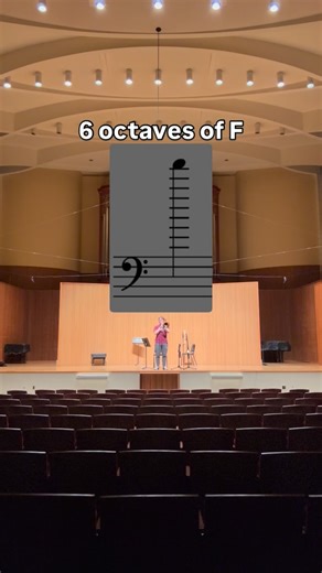 Cade McBride on Instagram: "6 F’s in different octaves, that technically means it’s 5 octaves but I like to pretend it’s 6. Maybe one day I can a solid F0 and officially make it 6 #trombone #music #practice #lownotes #highnotes #f"