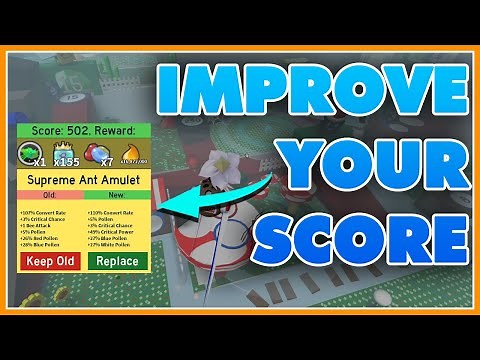 Get Supreme Ant Amulet- 5 Tips to improve your score - Bee Swarm Simulator | Gumaden