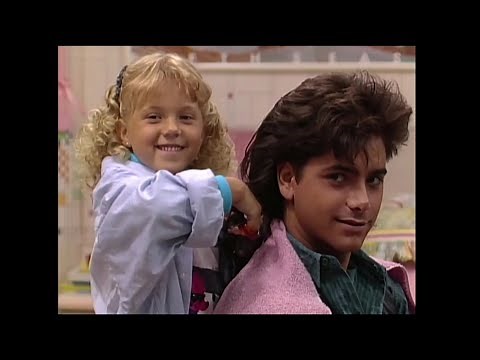 Full House - Stephanie plays beauty parlor and cuts Uncle Jesse's hair