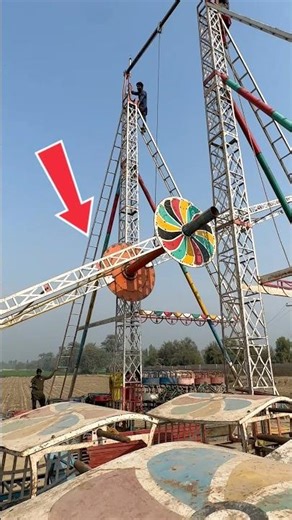 “INSANE Ride Setup at Extreme Height 😱 |