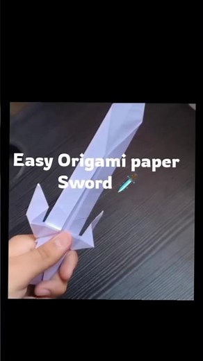 easy paper origami samurai sword 🗡️⚔️