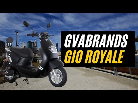 GVA Brands Gio Royale Electric Moped Review