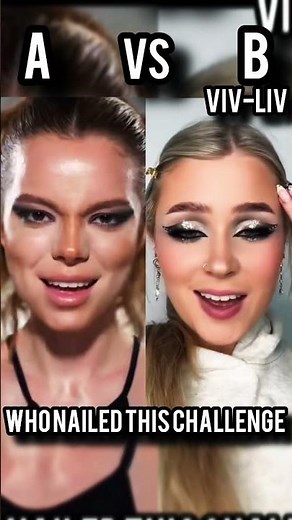 A vs B who won this challenge #viralvideo #duet #transitionchallenge #ytshorts #viv-liv