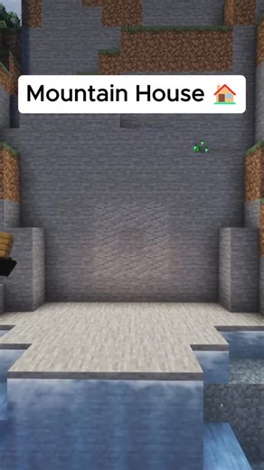 soup on Instagram: "Minecraft Starter Mountain House 🏠 #minecraft #minecrafttutorial #minecraftbuilding #minecraftbuilds #minecraftbuild #minecraftjavaedition #minecraftbedrock"