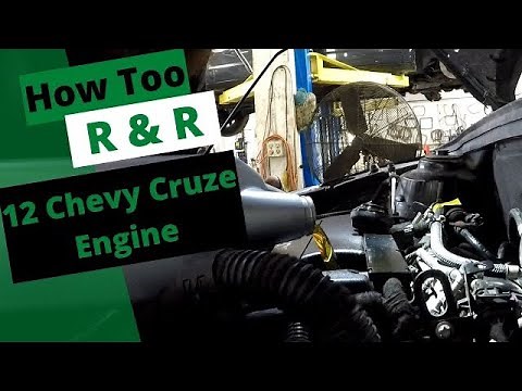 2012 Chevy Cruze engine removal and replacement! The easy way!
