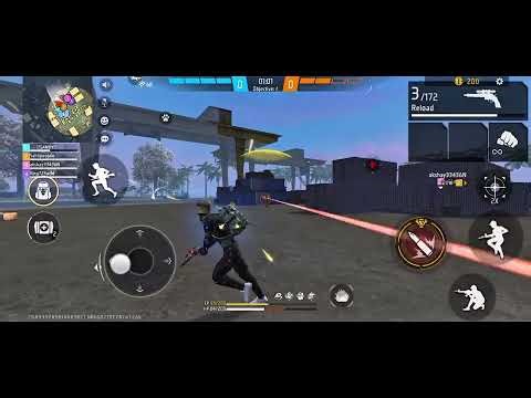 Free fire gameplay FF starting video by rr star ji