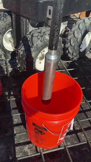 Run 3 Concrete Vibrators at the same time! Check them out in the silver lot #concrete #worldofconcrete #contractor #lasvegas #construction