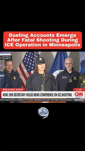 Dueling Accounts Emerge After Fatal Shooting During ICE Operation in Minneapolis 📜 On January 7, an ICE agent fatally shot 37-year-old U.S. citizen Renee Nicole Good during an immigration enforcement action. Federal officials state the agent acted in self-defense after Good's vehicle posed a threat. Local leaders, citing video footage, dispute this narrative and highlight conflicting commands given to Good. An investigation is underway, amid tensions over federal-local coordination in enforceme