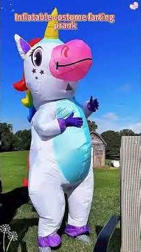 Inflatable costume farting prank 😂#copsof #prank #funny #viral #fart
