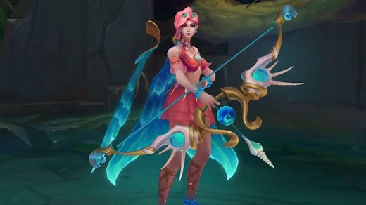 LOL英雄联盟新皮肤预览海洋之歌寒冰射手艾希