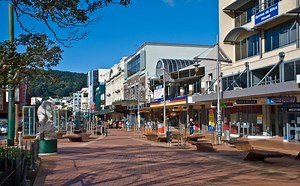 Courtenay Place in Wellington, New Zealand