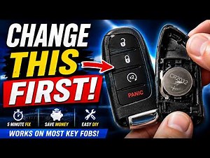 How to Replace a Dead Key Fob Battery (Easy DIY Guide)