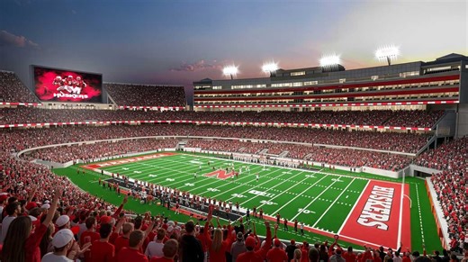 Nebraska Athletics announces historic plan to renovate, improve Memorial Stadium