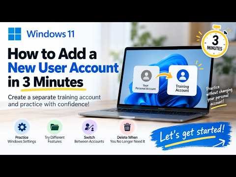 Windows 11: How to Add a New User Account in 3 Minutes