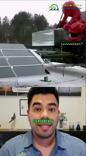 Así trabaja el robot que pone paneles solares rapidísimo