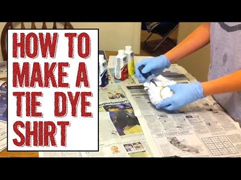 How To Make A Tie-Dye Shirt