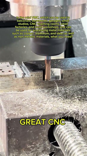 Is this the mini VMC you need that can mill steel?#cnc #cncmachining #cncmachine #machine #vmc #fyp