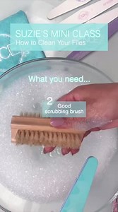 MINI CLASS 🎓⚡️ How to Clean & Disinfect Your Files! Featuring: Suzie’s 5 File Set 🪄store.nailcareer.com #nailcareereducation #nailcare #nails #nailtutorial #nailtechlife #nailtech | Nail Career Education