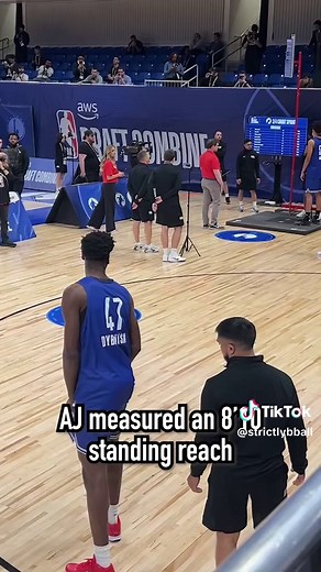 AJ Dybantsa Day 1 AWS NBA Draft Combine Results