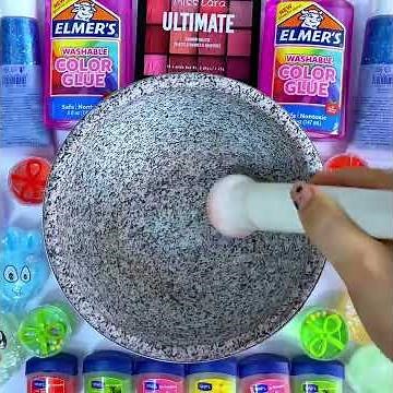 Satisfying Video DIY Slime ASMR | Making Slime Mixing Random Makeup Random Things