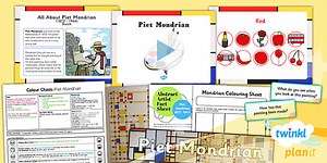 Art: Colour Chaos: Mondrian KS1 Lesson Pack 1