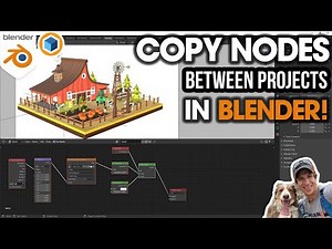 No More New Node Setup? How to Transfer Nodes BETWEEN MODELS in Blender
