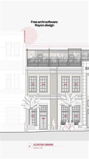 Master any type of drawing with Rayon.design (try it for free here: www.rayon.design) #architecturestudent #archistudents #interiordesignsoftware
