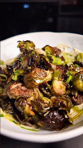 Brussels sprouts in maple sauce
