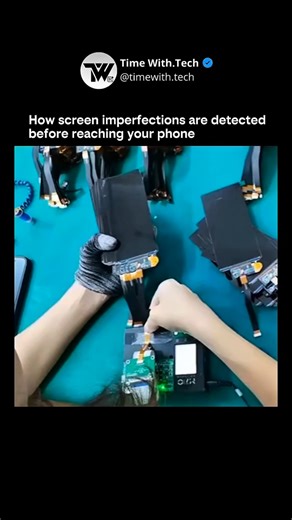 Artificial Intelligence | Technology on Instagram: "HOW SCREEN DEFECTS ARE CAUGHT Before a display ever gets installed into a smartphone, it goes through automated inspection systems designed to catch flaws at a microscopic level. High-resolution cameras, uniform lighting, and AI analysis scan for dead pixels, brightness inconsistencies, color shifts, touch sensitivity errors, and panel damage. Each screen is tested under multiple colors and angles to reveal defects the human eye might miss. Onl