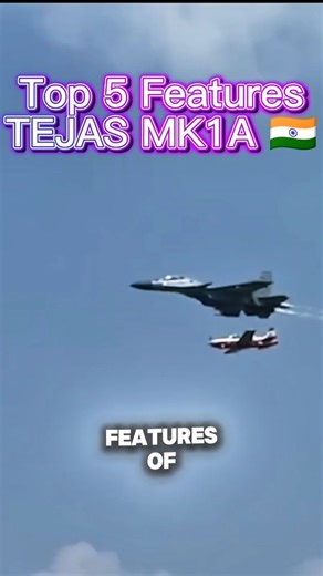 🇮🇳 Top 5 Features of Tejas MK1A 🇮🇳| India Air Force 🇮🇳| #indianairforce #india #tejas #fighterjet