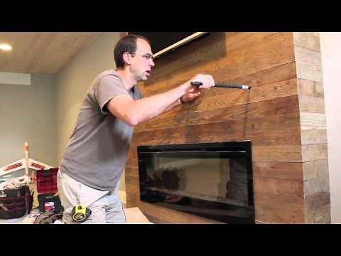 Installing a Wood Fireplace Mantel