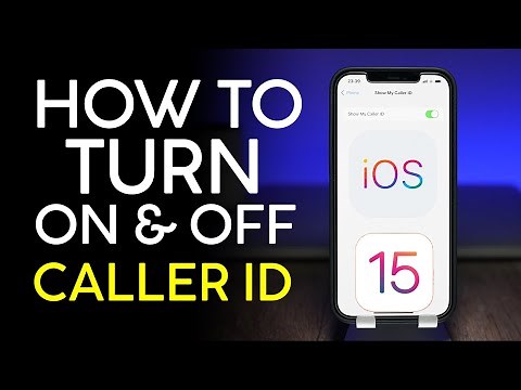 How to Turn Off and On Caller Id on iPhone iOS 15 #callerid
