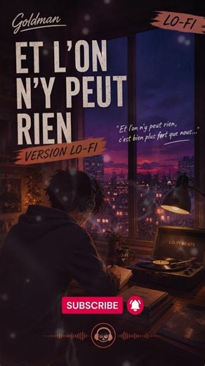 Jean Jacques Goldman. Et l'on n'y peut rien (version lo fi). A Retrouver sur Frenchy Chill Hop